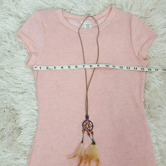 WOMEN'S TOP CASUAL BLOUSE PULLOVER  PINK   LARGE - Picture 3 of 3